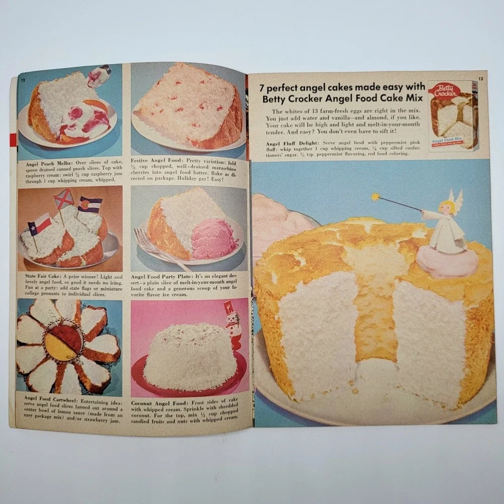 Betty Crocker How To Have‎ The Most Fun With Cake Mixes Recipe Booklet 1950s VTG